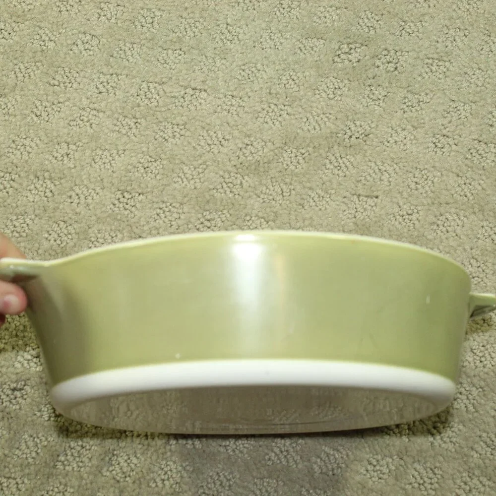 Vintage Corning Ware P-701-B 1 Quart Baking Dish Avocado No Lid